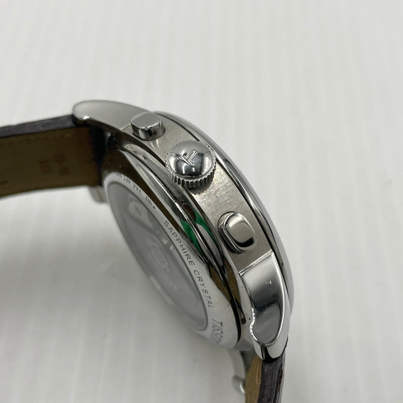 【中古品】【メンズ】 TISSOT ティソ T-CLASSIC LE LOCLEVALJOUX T006.414.36.443.00 Tクラシック ル・ロックル バルジュー 腕時計 クロノグラフ自動巻き 197-260820-yo-11-teih カラー：シルバー 万代Net店