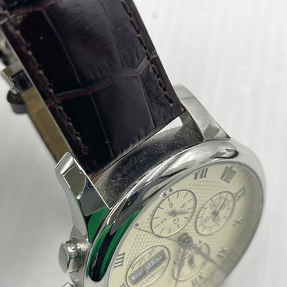 【中古品】【メンズ】 TISSOT ティソ T-CLASSIC LE LOCLEVALJOUX T006.414.36.443.00 Tクラシック ル・ロックル バルジュー 腕時計 クロノグラフ自動巻き 197-260820-yo-11-teih カラー：シルバー 万代Net店