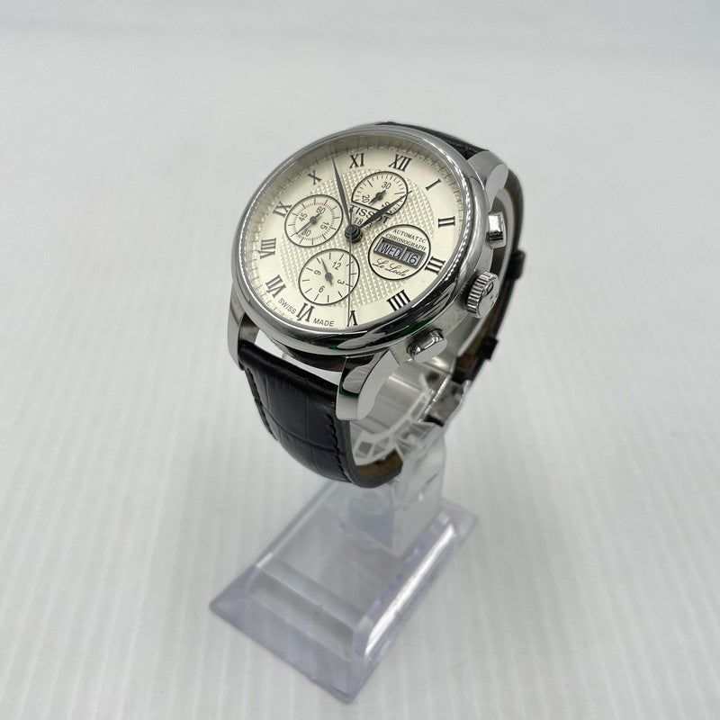 【中古品】【メンズ】 TISSOT ティソ T-CLASSIC LE LOCLEVALJOUX T006.414.36.443.00 Tクラシック ル・ロックル バルジュー 腕時計 クロノグラフ自動巻き 197-260820-yo-11-teih カラー：シルバー 万代Net店