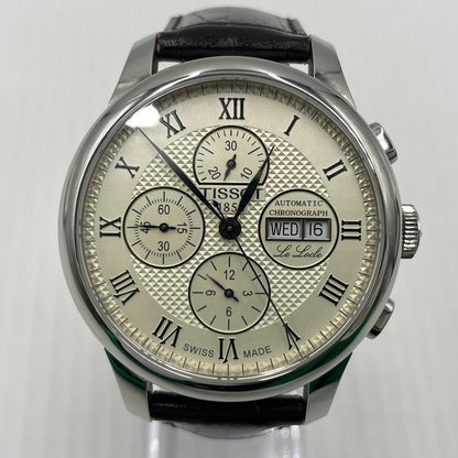 【中古品】【メンズ】 TISSOT ティソ T-CLASSIC LE LOCLEVALJOUX T006.414.36.443.00 Tクラシック ル・ロックル バルジュー 腕時計 クロノグラフ自動巻き 197-260820-yo-11-teih カラー：シルバー 万代Net店
