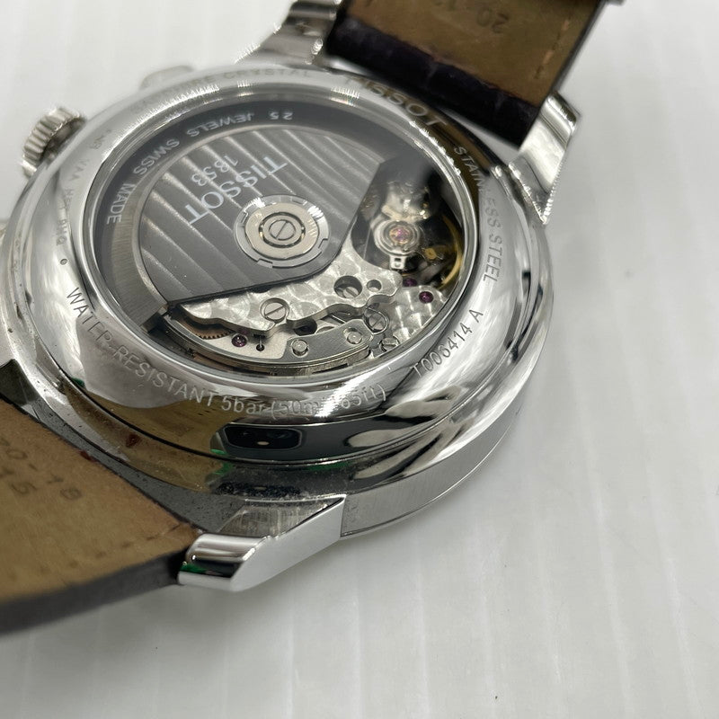 【中古品】【メンズ】 TISSOT ティソ T-CLASSIC LE LOCLEVALJOUX T006.414.36.443.00 Tクラシック ル・ロックル バルジュー 腕時計 クロノグラフ自動巻き 197-260820-yo-11-teih カラー：シルバー 万代Net店
