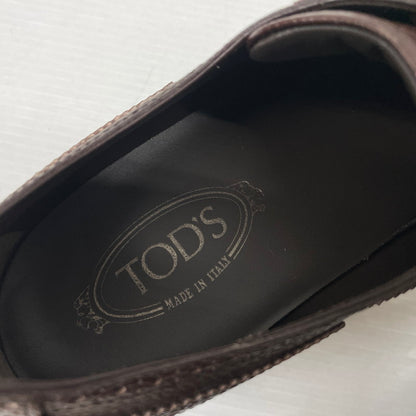 【中古品】【メンズ】 TOD'S トッズ WING TIP ウイングチップ シューズ 革靴 164-261029-yo-08-teih サイズ：8 カラー：ブラウン 万代Net店