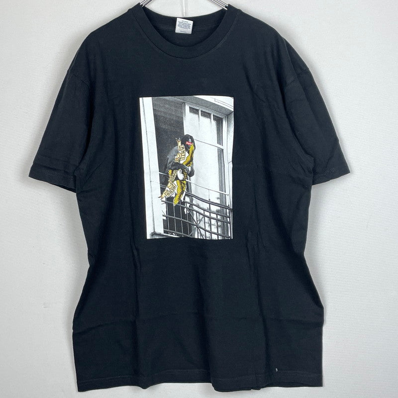 【中古品】【メンズ】 SUPREME シュプリーム × ANTI HERO アンチ ヒーロー 20AW BALCONY TEE 2020秋冬 バルコニー Tシャツ 半袖 トップス 149-260817-sa-07-teih サイズ：L カラー：ブラック 万代Net店