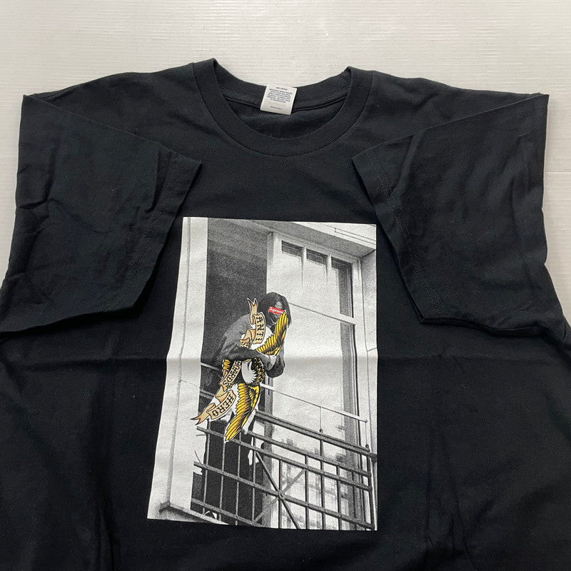 【中古品】【メンズ】 SUPREME シュプリーム × ANTI HERO アンチ ヒーロー 20AW BALCONY TEE 2020秋冬 バルコニー Tシャツ 半袖 トップス 149-260817-sa-07-teih サイズ：L カラー：ブラック 万代Net店