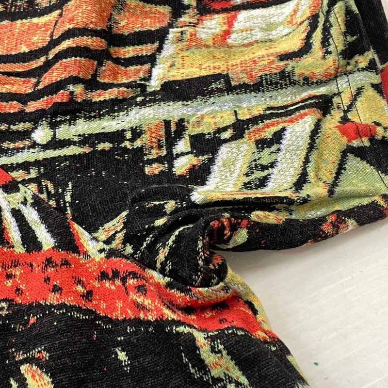 【中古品】【メンズ】 SUPREME シュプリーム 20AW STREET SCENE JACQUARD TOP 2020年秋冬 ストリート シーン ジャカード トップ 半袖 トップス 149-260817-sa-06-teih サイズ：L カラー：総柄 万代Net店