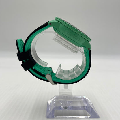 【中古品】【メンズ】 BLANCPAIN ブランパン × SWATCH スウォッチ 別注コラボ FIFTY FATHOMS INDIAN OCEAN フィフティファゾムス インディアンオーシャン 腕時計 自動巻き 197-260820-yo-12-teih カラー：グリーン 万代Net店