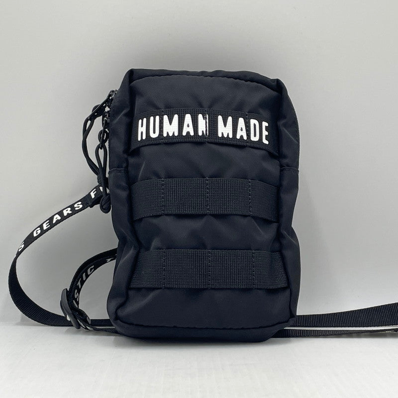 【中古品】【メンズ】 HUMANMADE ヒューマンメイド MINI MILITARY POUCH ミニ ミリタリー ポーチ カバン 188-260817-sa-16-teih カラー：ブラック 万代Net店