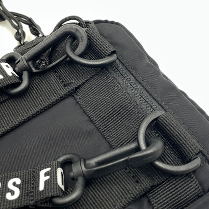 【中古品】【メンズ】 HUMANMADE ヒューマンメイド MINI MILITARY POUCH ミニ ミリタリー ポーチ カバン 188-260817-sa-16-teih カラー：ブラック 万代Net店