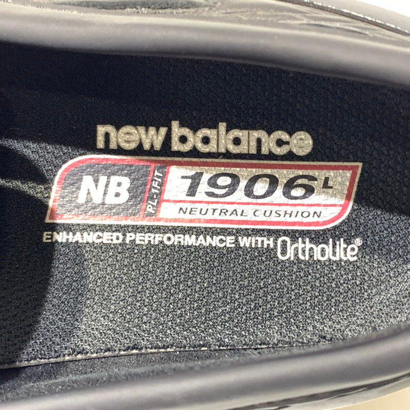 【中古品】【メンズ】 NEW BALANCE ニューバランス 1906L BLACK BLACKTOP PHANTOM ローファー スニーカー 靴 シューズ 164-260829-ko-12-tei サイズ：28cm カラー：ブラック 万代Net店