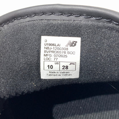 【中古品】【メンズ】 NEW BALANCE ニューバランス 1906L BLACK BLACKTOP PHANTOM ローファー スニーカー 靴 シューズ 164-260829-ko-12-tei サイズ：28cm カラー：ブラック 万代Net店