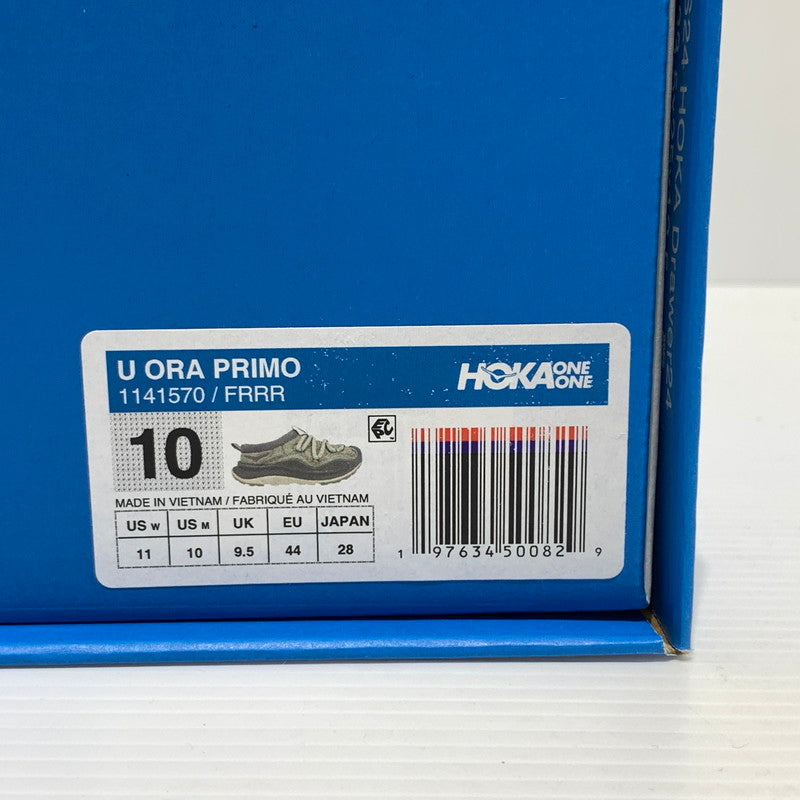 【中古品】【メンズ】 HOKA ホカ ORA PRIMO 1141570 オラ プリモ スニーカー 靴 シューズ リカバリー 162-260829-ko-10-tei サイズ：28cm カラー：グレー系/ベージュ系 万代Net店