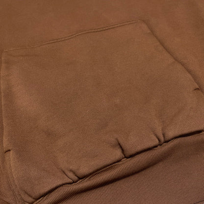 【中古品】【メンズ】 YEEZY イージー × GAP ギャップ 別注 コラボ PERFECT DOUBLE LAYER HOODIE S/701377-00 パーフェクト ダブル レイヤー フーディ トップス プルオーパーパーカー 142-260820-ko-13-teih サイズ：S カラー：ブラウン 万代Net店