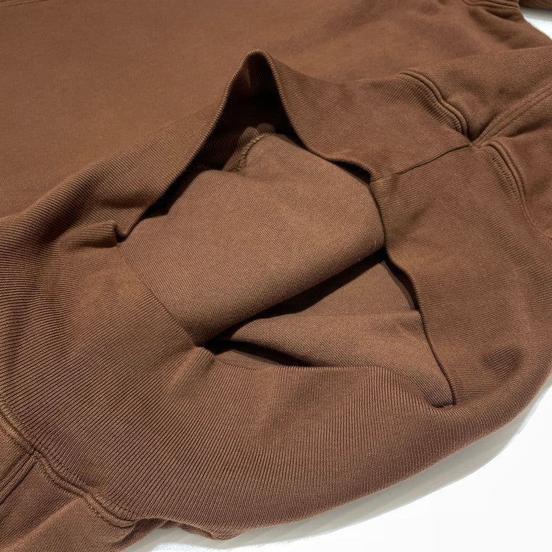 【中古品】【メンズ】 YEEZY イージー × GAP ギャップ 別注 コラボ PERFECT DOUBLE LAYER HOODIE S/701377-00 パーフェクト ダブル レイヤー フーディ トップス プルオーパーパーカー 142-260820-ko-13-teih サイズ：S カラー：ブラウン 万代Net店