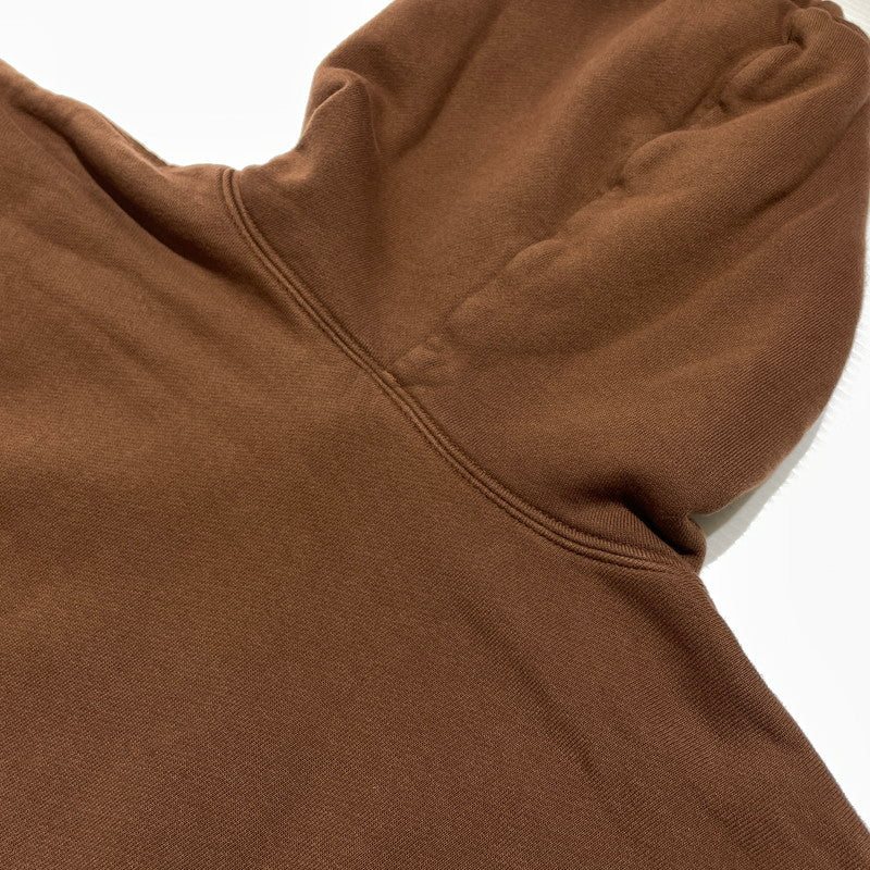 【中古品】【メンズ】 YEEZY イージー × GAP ギャップ 別注 コラボ PERFECT DOUBLE LAYER HOODIE S/701377-00 パーフェクト ダブル レイヤー フーディ トップス プルオーパーパーカー 142-260820-ko-13-teih サイズ：S カラー：ブラウン 万代Net店