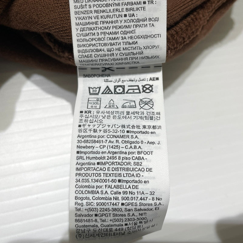 【中古品】【メンズ】 YEEZY イージー × GAP ギャップ 別注 コラボ PERFECT DOUBLE LAYER HOODIE S/701377-00 パーフェクト ダブル レイヤー フーディ トップス プルオーパーパーカー 142-260820-ko-13-teih サイズ：S カラー：ブラウン 万代Net店