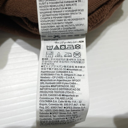 【中古品】【メンズ】 YEEZY イージー × GAP ギャップ 別注 コラボ PERFECT DOUBLE LAYER HOODIE S/701377-00 パーフェクト ダブル レイヤー フーディ トップス プルオーパーパーカー 142-260820-ko-13-teih サイズ：S カラー：ブラウン 万代Net店