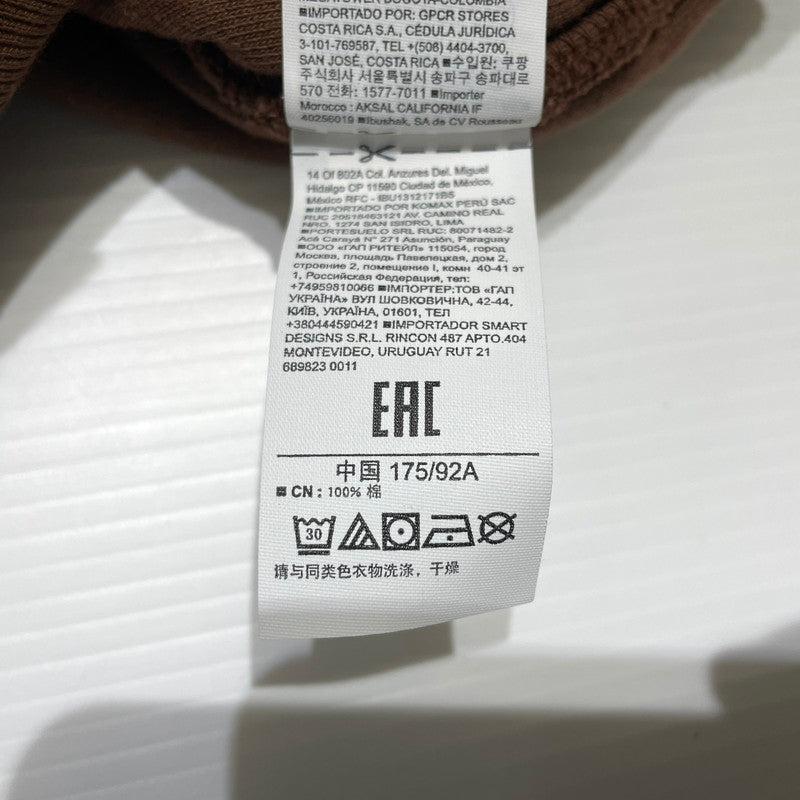 【中古品】【メンズ】 YEEZY イージー × GAP ギャップ 別注 コラボ PERFECT DOUBLE LAYER HOODIE S/701377-00 パーフェクト ダブル レイヤー フーディ トップス プルオーパーパーカー 142-260820-ko-13-teih サイズ：S カラー：ブラウン 万代Net店