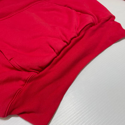 【中古品】【メンズ】 YEEZY イージー × GAP ギャップ 別注 コラボ PERFECT DOUBLE LAYER HOODIE S/701377-03 パーフェクト ダブル レイヤー フーディ トップス プルオーパーパーカー 142-260820-ko-12-teih サイズ：S カラー：レッド 万代Net店