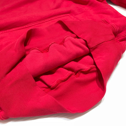 【中古品】【メンズ】 YEEZY イージー × GAP ギャップ 別注 コラボ PERFECT DOUBLE LAYER HOODIE S/701377-03 パーフェクト ダブル レイヤー フーディ トップス プルオーパーパーカー 142-260820-ko-12-teih サイズ：S カラー：レッド 万代Net店