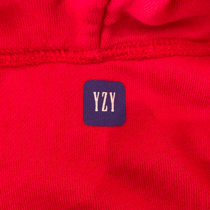 【中古品】【メンズ】 YEEZY イージー × GAP ギャップ 別注 コラボ PERFECT DOUBLE LAYER HOODIE S/701377-03 パーフェクト ダブル レイヤー フーディ トップス プルオーパーパーカー 142-260820-ko-12-teih サイズ：S カラー：レッド 万代Net店