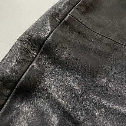 【中古品】【メンズ】 DIESEL BLACK GOLD ディーゼル ブラック ゴールド RAMU LEATHER DOUBLE RIDERS JACKET ラム レザー ダブル ライダース ジャケット アウター 141-260817-sa-04-teih サイズ：46 カラー：ブラック 万代Net店