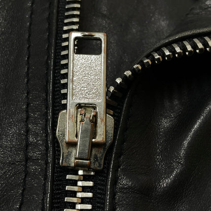 【中古品】【メンズ】 DIESEL BLACK GOLD ディーゼル ブラック ゴールド RAMU LEATHER DOUBLE RIDERS JACKET ラム レザー ダブル ライダース ジャケット アウター 141-260817-sa-04-teih サイズ：46 カラー：ブラック 万代Net店
