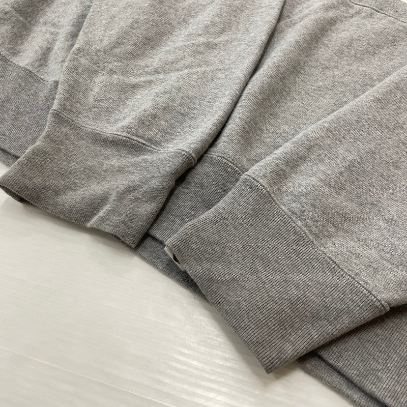 【中古品】【メンズ】 A BATHING APE ア ベイシング エイプ × JJJOUND ジョウンド RELAXED CLASSIC COLLEGE PULLOVER HOODIE リラックスド クラシック カレッジ プルーオーバー フーディー パーカー 140-260817-sa-10-teih サイズ：XL カラー：グレー 万代Net店