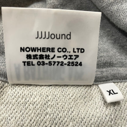 【中古品】【メンズ】 A BATHING APE ア ベイシング エイプ × JJJOUND ジョウンド RELAXED CLASSIC COLLEGE PULLOVER HOODIE リラックスド クラシック カレッジ プルーオーバー フーディー パーカー 140-260817-sa-10-teih サイズ：XL カラー：グレー 万代Net店