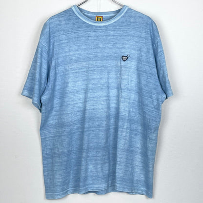 【中古品】【メンズ】 HUMANMADE ヒューマンメイド INDIGO LOGO TEE インディゴ ロゴ Ｔシャツ 半袖 トップス 142-260817-sa-05-teih サイズ：XL カラー：ブルー 万代Net店