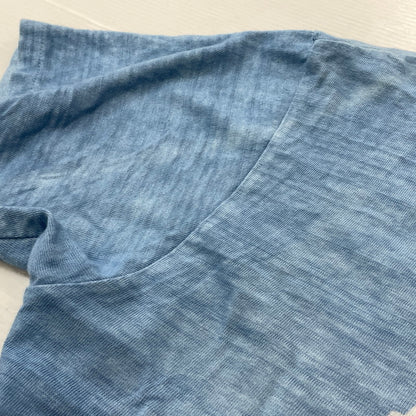 【中古品】【メンズ】 HUMANMADE ヒューマンメイド INDIGO LOGO TEE インディゴ ロゴ Ｔシャツ 半袖 トップス 142-260817-sa-05-teih サイズ：XL カラー：ブルー 万代Net店