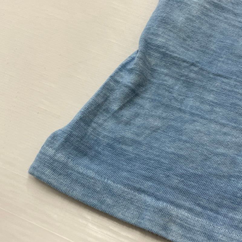 【中古品】【メンズ】 HUMANMADE ヒューマンメイド INDIGO LOGO TEE インディゴ ロゴ Ｔシャツ 半袖 トップス 142-260817-sa-05-teih サイズ：XL カラー：ブルー 万代Net店