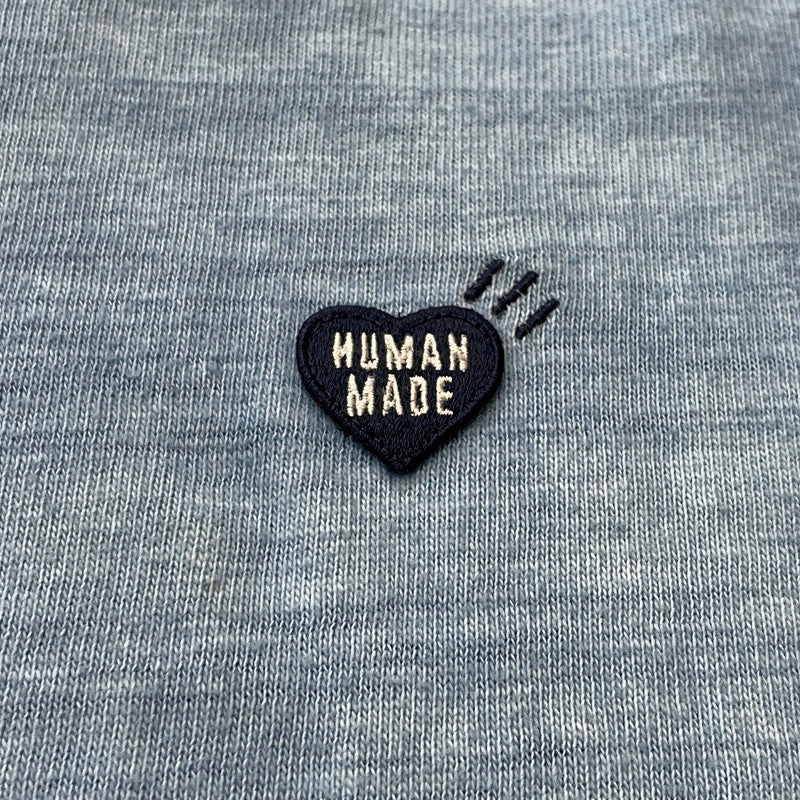 【中古品】【メンズ】 HUMANMADE ヒューマンメイド INDIGO LOGO TEE インディゴ ロゴ Ｔシャツ 半袖 トップス 142-260817-sa-05-teih サイズ：XL カラー：ブルー 万代Net店
