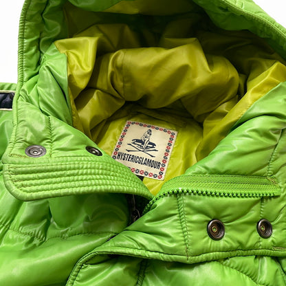 【現状渡し品】【メンズ】 HYSTERIC GLAMOUR ヒステリック グラマー PRIMALOFT PUFFER JACKET 0223AB15 プリマロフト パファー ジャケット アウター 140-260817-sa-01-teih サイズ：L カラー：グリーン 万代Net店