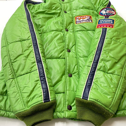 【現状渡し品】【メンズ】 HYSTERIC GLAMOUR ヒステリック グラマー PRIMALOFT PUFFER JACKET 0223AB15 プリマロフト パファー ジャケット アウター 140-260817-sa-01-teih サイズ：L カラー：グリーン 万代Net店