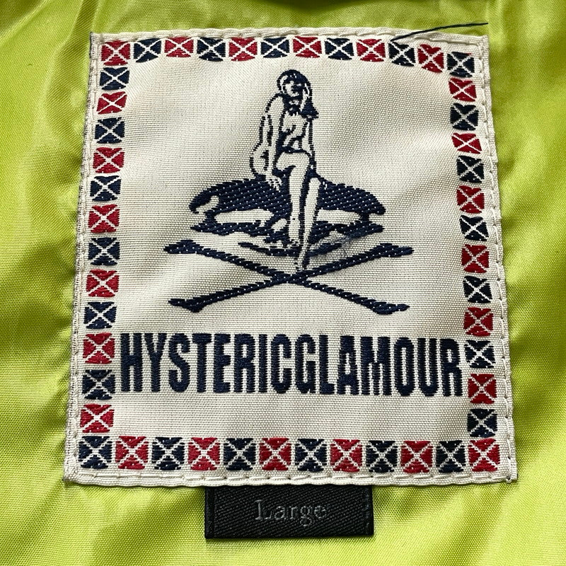 【現状渡し品】【メンズ】 HYSTERIC GLAMOUR ヒステリック グラマー PRIMALOFT PUFFER JACKET 0223AB15 プリマロフト パファー ジャケット アウター 140-260817-sa-01-teih サイズ：L カラー：グリーン 万代Net店