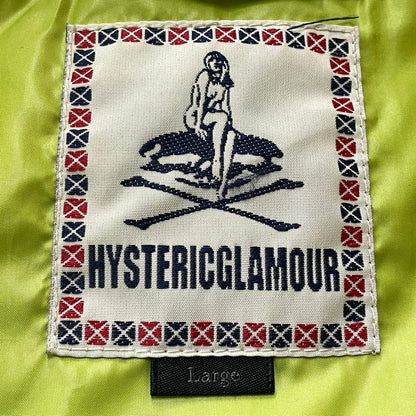 【現状渡し品】【メンズ】 HYSTERIC GLAMOUR ヒステリック グラマー PRIMALOFT PUFFER JACKET 0223AB15 プリマロフト パファー ジャケット アウター 140-260817-sa-01-teih サイズ：L カラー：グリーン 万代Net店