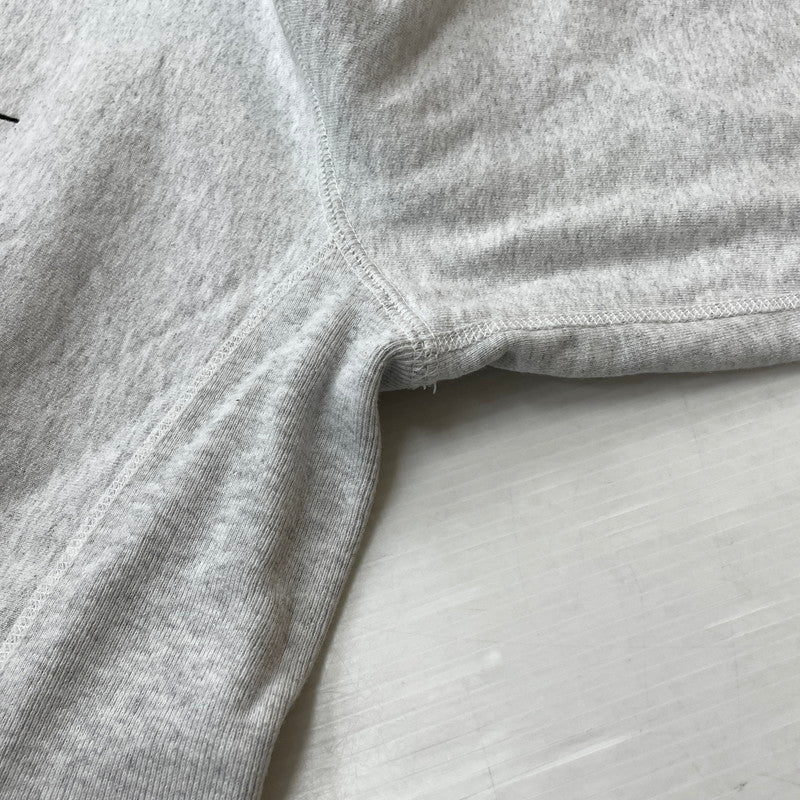 【中古品】【メンズ】 SUPREME シュプリーム 18AW CLASSIC SCRIPT HOODED SWEAT SHIRT 2018年秋冬 スクリプト クラシック フーデッド スウェット シャツ 長袖 トップス パーカー 149-260817-sa-12-teih サイズ：M カラー：グレー 万代Net店