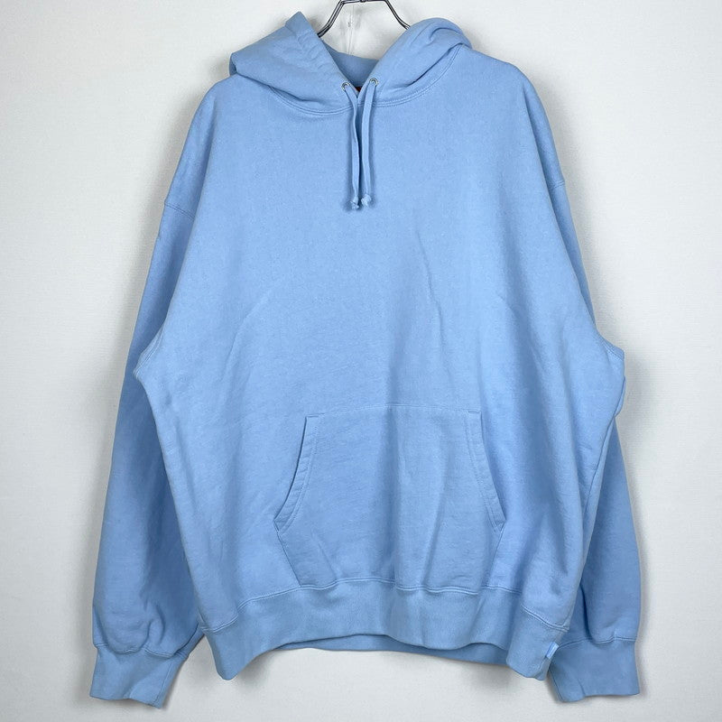 【中古品】【メンズ】 SUPREME シュプリーム 24AW SATIN APPLIQUE HOODED SWEATSHIRT 2024年秋冬 サテン アップリケ フーデッド スウェットシャツ 長袖 トップス パーカー 149-260817-sa-14-teih サイズ：XL カラー：ブルー 万代Net店