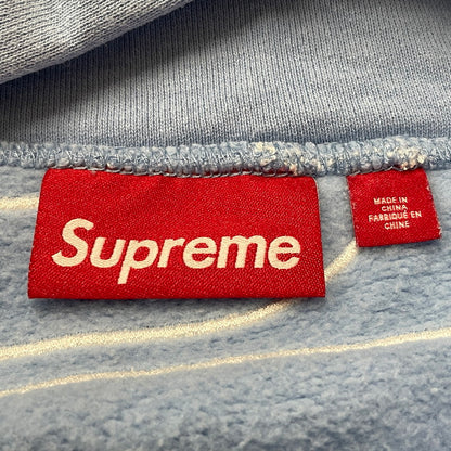 【中古品】【メンズ】 SUPREME シュプリーム 24AW SATIN APPLIQUE HOODED SWEATSHIRT 2024年秋冬 サテン アップリケ フーデッド スウェットシャツ 長袖 トップス パーカー 149-260817-sa-14-teih サイズ：XL カラー：ブルー 万代Net店