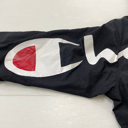 【中古品】【メンズ】 SUPREME シュプリーム × CHAMPION チャンピオン 18SS TRACK JACKET 2018年春夏 トラック ジャケット アウター 149-260817-sa-02-teih サイズ：M カラー：ブラック 万代Net店