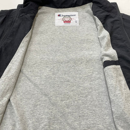 【中古品】【メンズ】 SUPREME シュプリーム × CHAMPION チャンピオン 18SS TRACK JACKET 2018年春夏 トラック ジャケット アウター 149-260817-sa-02-teih サイズ：M カラー：ブラック 万代Net店