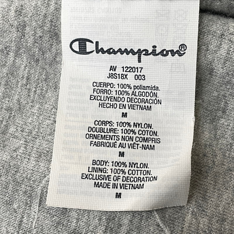 【中古品】【メンズ】 SUPREME シュプリーム × CHAMPION チャンピオン 18SS TRACK JACKET 2018年春夏 トラック ジャケット アウター 149-260817-sa-02-teih サイズ：M カラー：ブラック 万代Net店