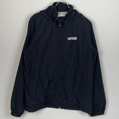 【中古品】【メンズ】 SUPREME シュプリーム × CHAMPION チャンピオン 18SS TRACK JACKET 2018年春夏 トラック ジャケット アウター 149-260817-sa-02-teih サイズ：M カラー：ブラック 万代Net店