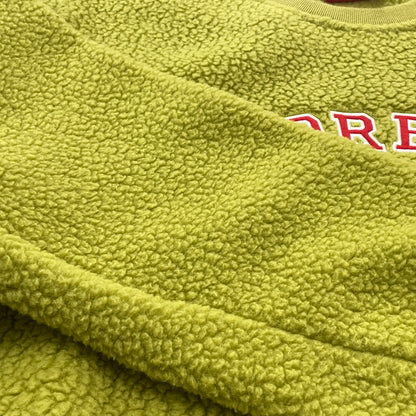 【中古品】【メンズ】 SUPREME シュプリーム 17AW POLARTECH DEEPPILE CREWNECK 2017年秋冬 ポーラテック ディープパイル クルーネック 長袖 トップス 149-260817-sa-09-teih サイズ：XL カラー：グリーン 万代Net店