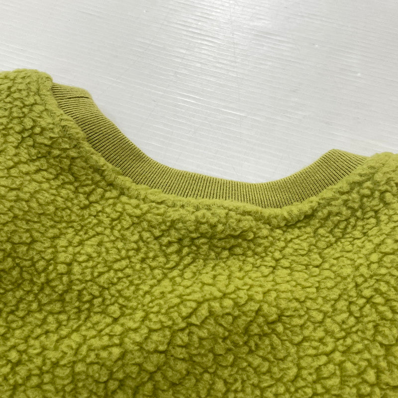 【中古品】【メンズ】 SUPREME シュプリーム 17AW POLARTECH DEEPPILE CREWNECK 2017年秋冬 ポーラテック ディープパイル クルーネック 長袖 トップス 149-260817-sa-09-teih サイズ：XL カラー：グリーン 万代Net店