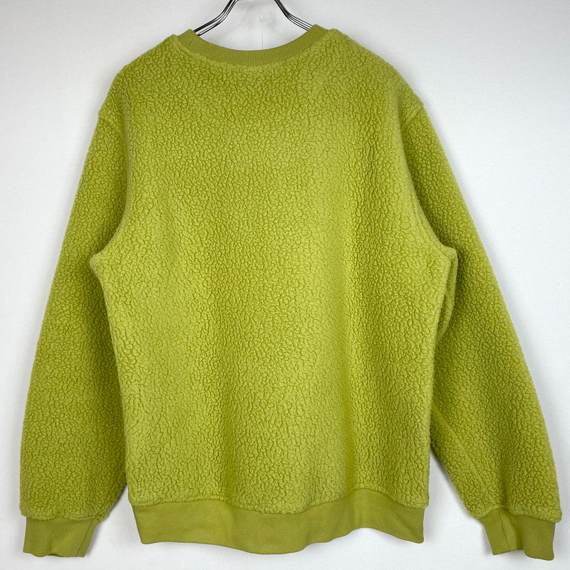 【中古品】【メンズ】 SUPREME シュプリーム 17AW POLARTECH DEEPPILE CREWNECK 2017年秋冬 ポーラテック ディープパイル クルーネック 長袖 トップス 149-260817-sa-09-teih サイズ：XL カラー：グリーン 万代Net店