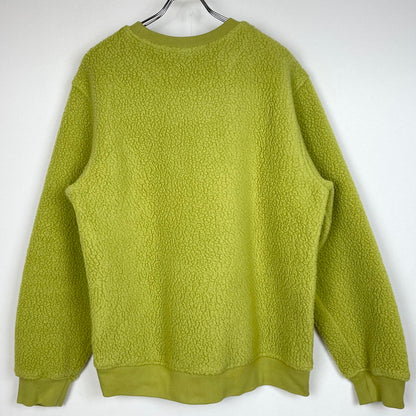 【中古品】【メンズ】 SUPREME シュプリーム 17AW POLARTECH DEEPPILE CREWNECK 2017年秋冬 ポーラテック ディープパイル クルーネック 長袖 トップス 149-260817-sa-09-teih サイズ：XL カラー：グリーン 万代Net店