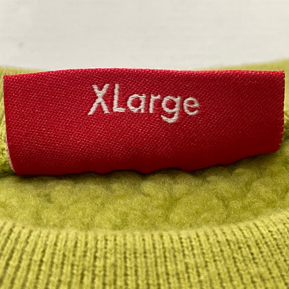 【中古品】【メンズ】 SUPREME シュプリーム 17AW POLARTECH DEEPPILE CREWNECK 2017年秋冬 ポーラテック ディープパイル クルーネック 長袖 トップス 149-260817-sa-09-teih サイズ：XL カラー：グリーン 万代Net店