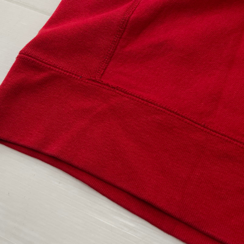 【現状渡し品】【メンズ】 SUPREME シュプリーム 19AW BANDANA BOXLOGO HOODED SWEATSHIRT 2019年秋冬 バンダナ ボックスロゴ フーデッド スウェットシャツ 長袖 トップス パーカー 149-260817-sa-15-teih サイズ：XL カラー：レッド 万代Net店