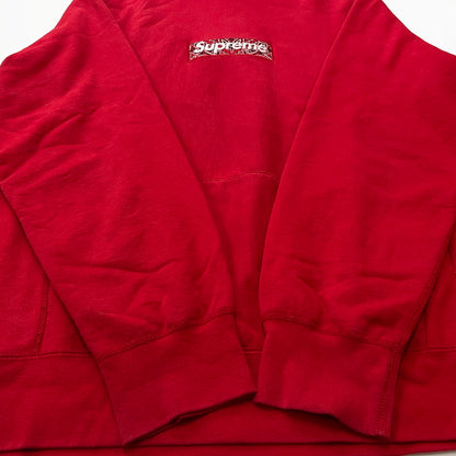 【現状渡し品】【メンズ】 SUPREME シュプリーム 19AW BANDANA BOXLOGO HOODED SWEATSHIRT 2019年秋冬 バンダナ ボックスロゴ フーデッド スウェットシャツ 長袖 トップス パーカー 149-260817-sa-15-teih サイズ：XL カラー：レッド 万代Net店